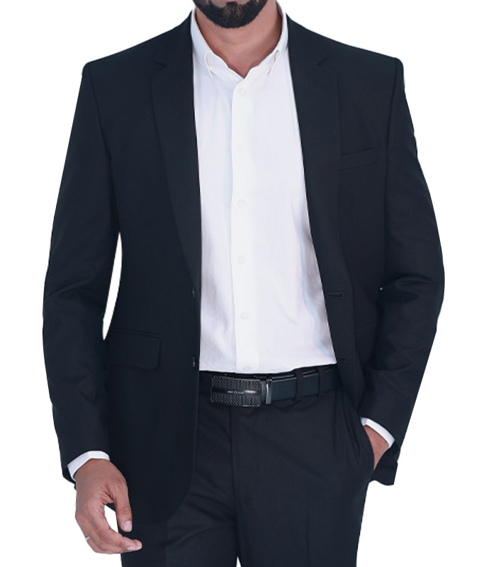 Men’s Formal Blazer Color: Z BLACK (65)