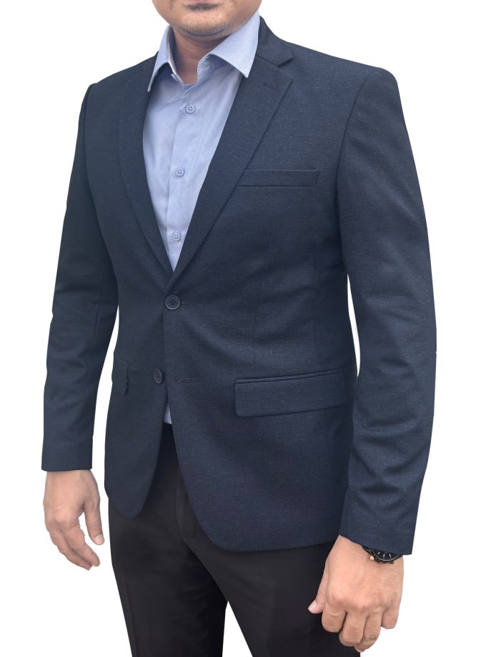 Men’s Formal Blazer Color: (EW) Blue Black