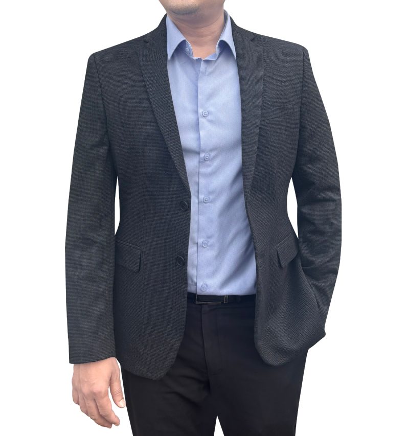 Men's Formal Blazer Color: (EW) Charcoal CK