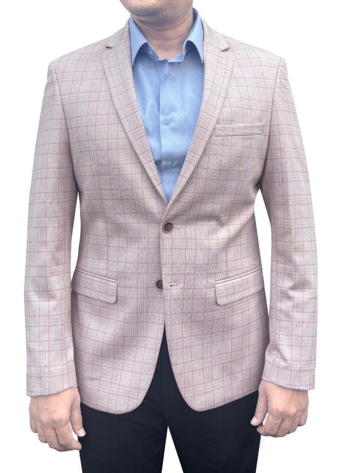 Men’s Formal Blazer Color: (EW) Pink CK