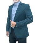 Men’s Formal Blazer Color: (EW) Pith Blue Dot