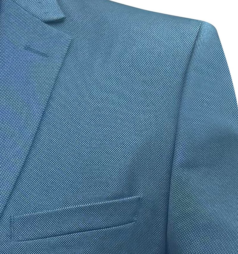 Men's Formal Blazer Color: (EW) Pith Blue Dot - Image 2
