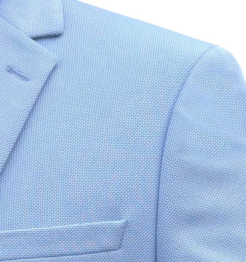 Men's Formal Blazer Color: (EW) Sky Blue Dott - Image 3