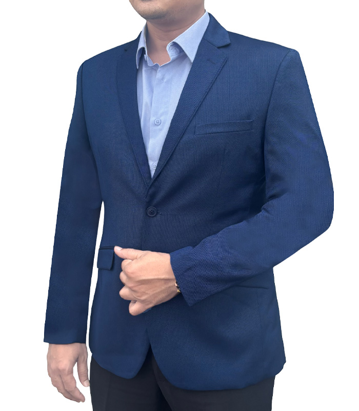 Men’s Formal Blazer Color: (EW) Navy Rib