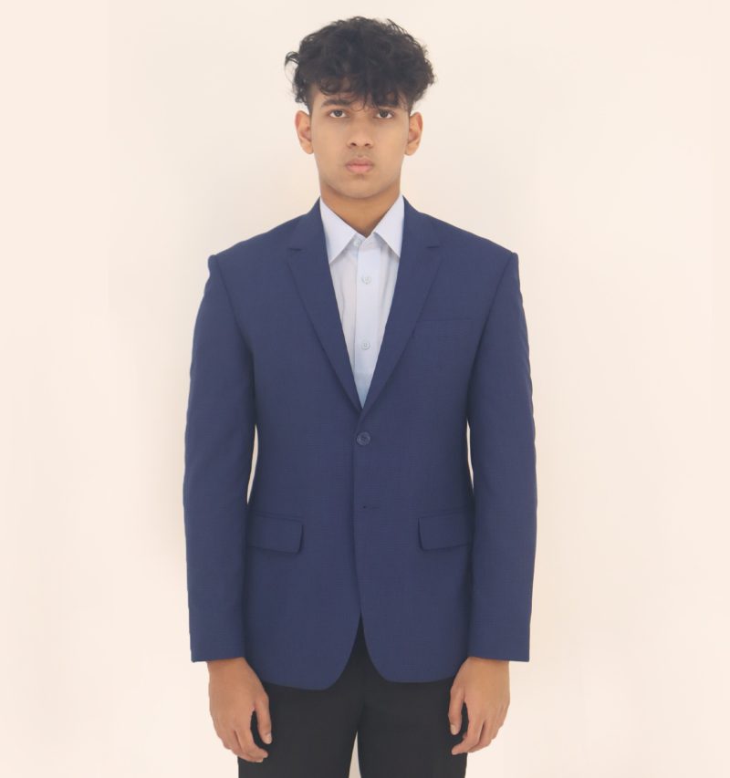 Men's Formal Blazer Color: (773) Blue Box CK