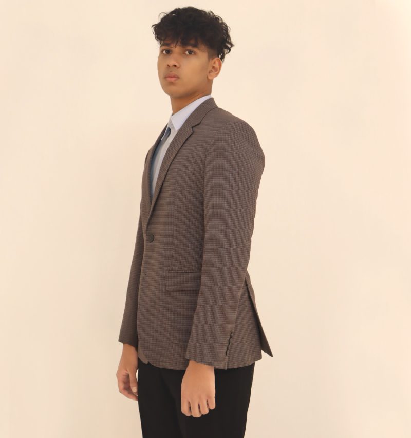 Men's Formal Blazer Color: (773) Black Ash CK - Image 2