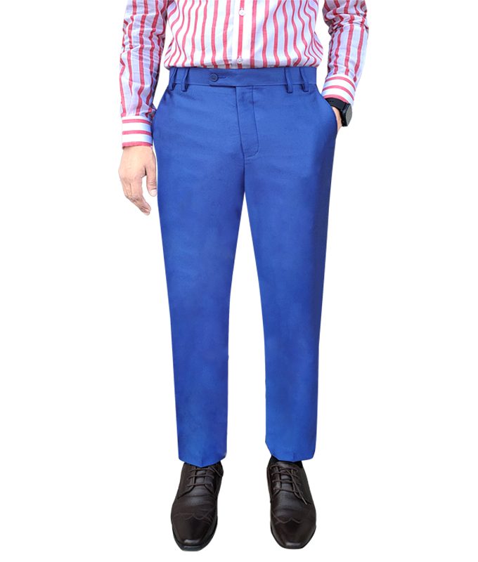 Men’s Formal Trouser: 22. Shiny Blue