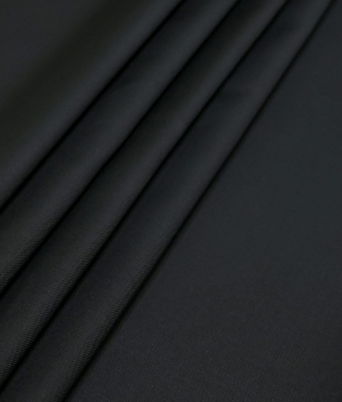 Nobility Suiting Fabrics: Pure Black