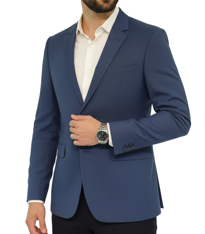 Men’s Formal Blazer Color: (EW87) NAVY