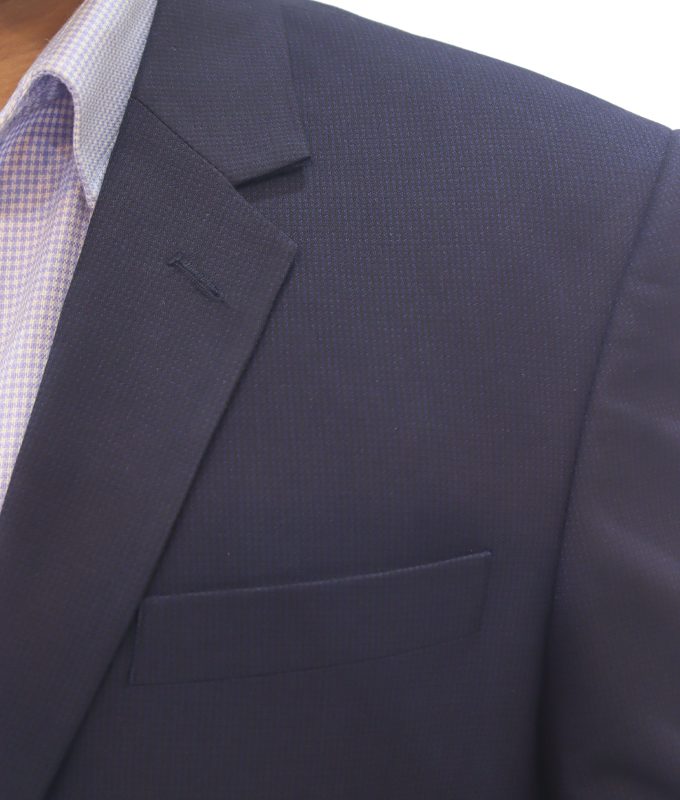 Men's Formal Blazer Color: (980) BLUE DOGSTOOTH