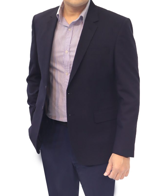 Men's Formal Blazer Color: (980) BLUE DOGSTOOTH