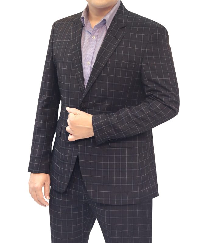 Men's Formal Blazer Color: (EW13) BLACK CK