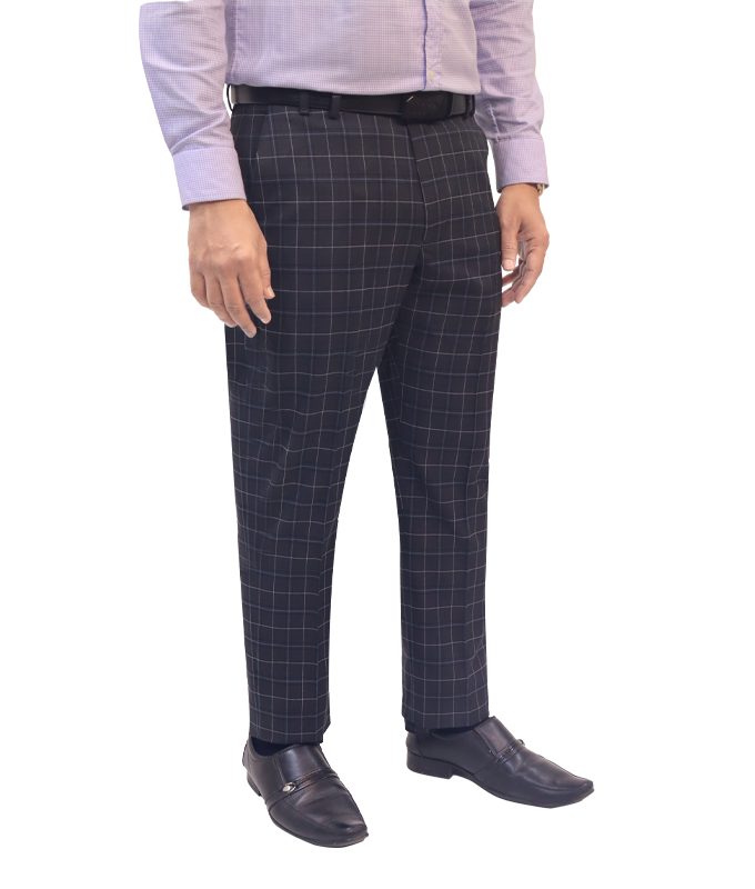 Men's Formal Trouser: (13EW) BLACK CK