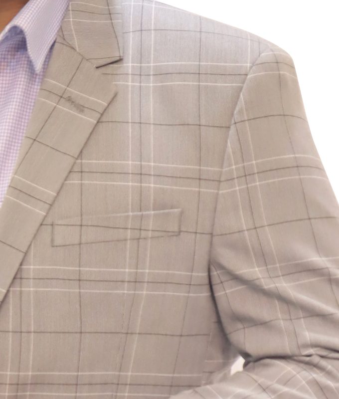 Men's Formal Blazer Color: (EW17) LT ASH CK