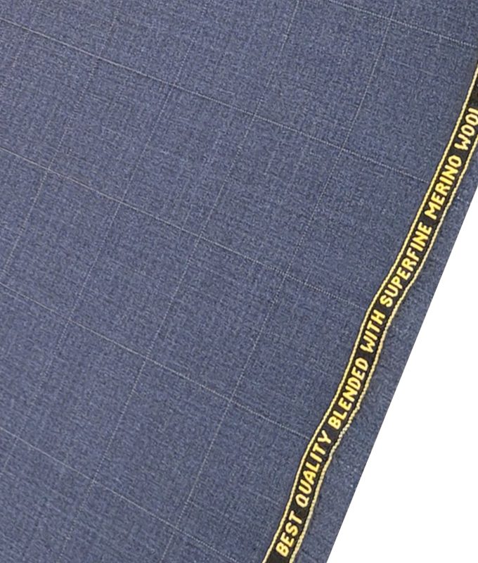 Nobility Suiting Fabrics: Blue Design