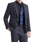 Men’s Formal Blazer Color: (BASIC989) DK BLUE