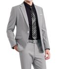 Men’s Formal Blazer Color: (BASIC989) LT ASH