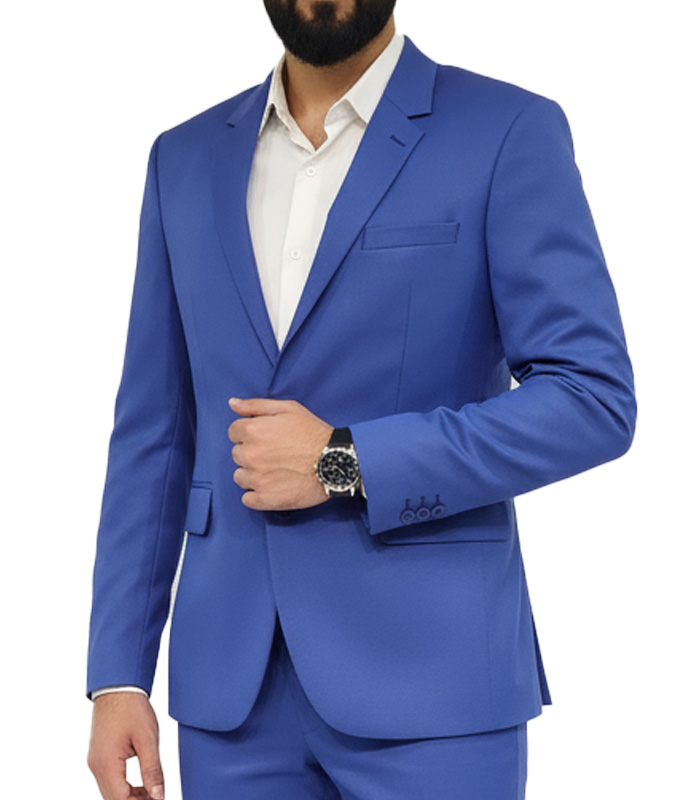 Men’s Formal Blazer Color: (BASIC989) Light BLUE