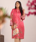 Feme Kurti:  Pink Floral Design