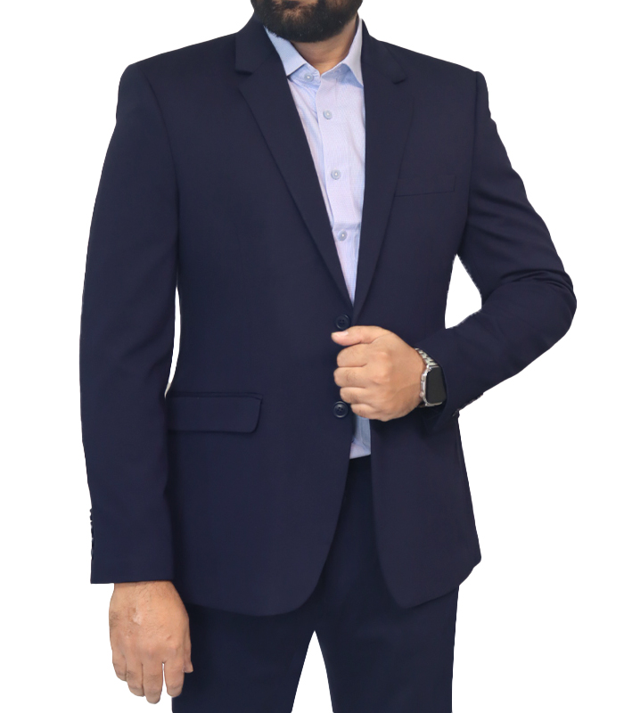 Men’s Formal Blazer Color: DK BLUE(156)