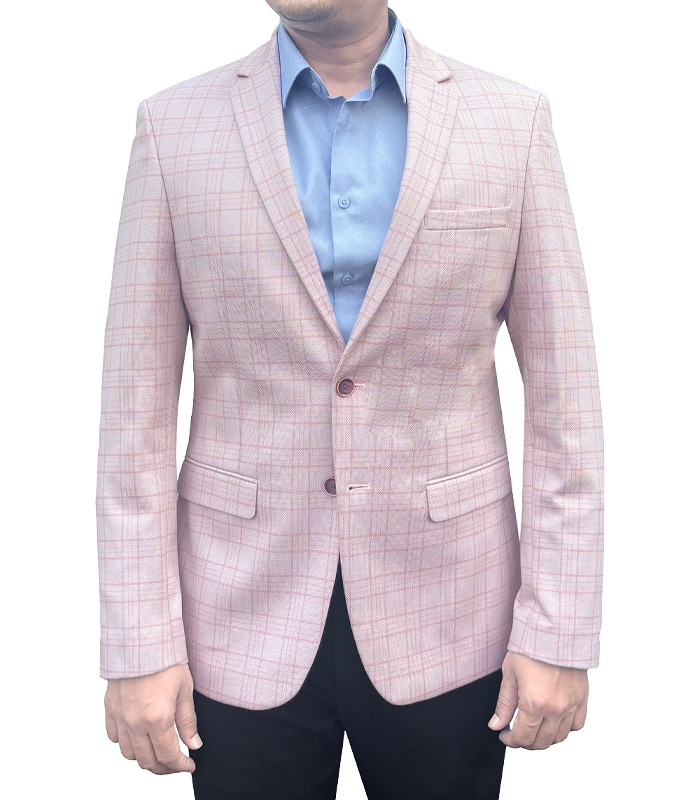 Men’s Formal Blazer Color: PINK CK(30)