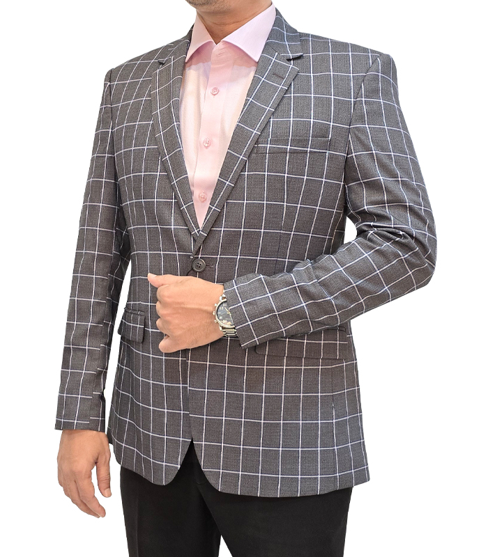 Men’s Formal Blazer Color: (176) ASH CK