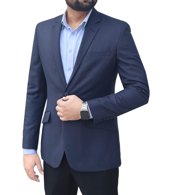 Men’s Formal Blazer Color: NAVY DOTT (39)